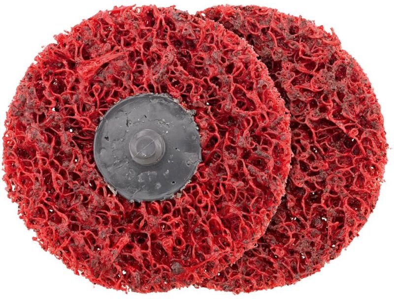 Grobreinigungsscheibe roloc 76,2mm xcrs rot Format