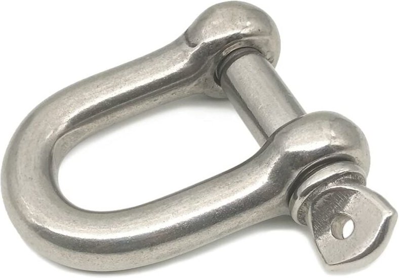 Thumbnail - D-Bügel-Vorhängeschloss – M16/1,6 cm – D-Ring aus Edelstahl 304 für Schwerlastkonstruktionen, Takelage, Fahrzeugbergung,...