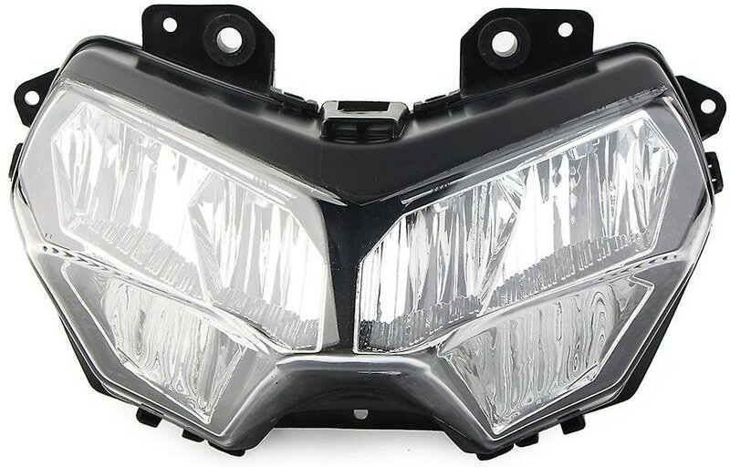 Motorrad Scheinwerfer Montage Für Z400 Z650 Z900 2020 2021 Motorrad Front Gesicht Lichter Scheinwerfer Fai