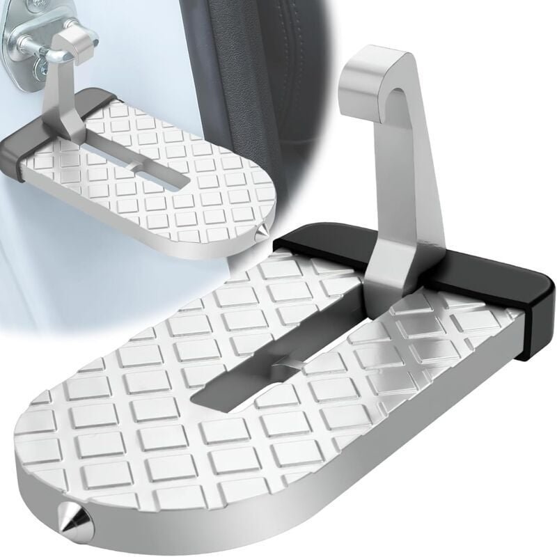 CHOYCLIT Klappbare Autotürstufe, Autotürstufe, Klapptrittstufe für Autos, einfach zu montieren