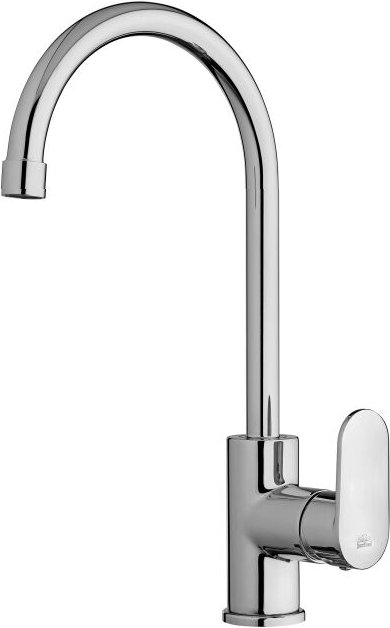 Paffoni - Candy CA181CR Serie Einhand-Spültischbatterie mit schwenkbarem Auslauf Verchromt - Messing