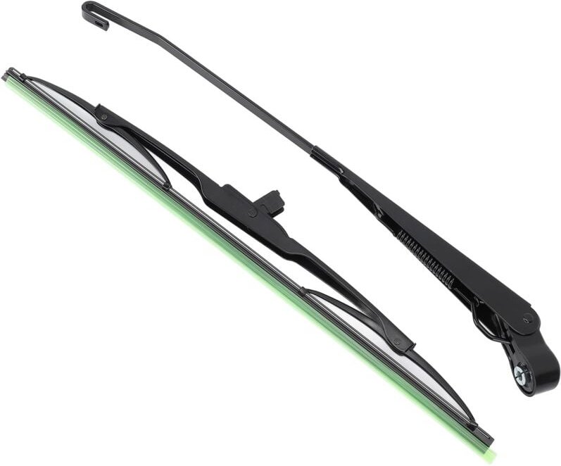 Ej.life - Scheibenwischerarm 105° Wischerarm mit Blatt 0390506510 Langschaft Scheibenwischerarm für Willys Traktor Fisch...