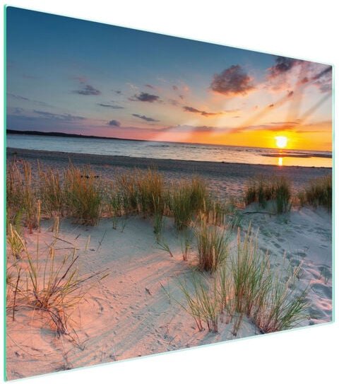 Glasschneidebrett 52x40 Strand