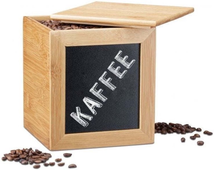 Northix - Aufbewahrungsbox aus bambus mit brett