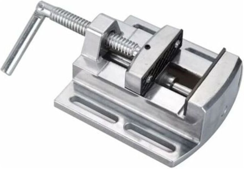 Bohrschraubstock, 2,5-Loch-Schraubstock aus Aluminiumlegierung mit Führungsstange für Elektriker und Holzbearbeitungswer...