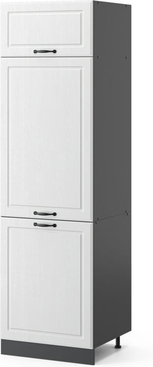 Vicco - Kühlumbauschrank R-Line, Weiß Landhaus, 60 cm