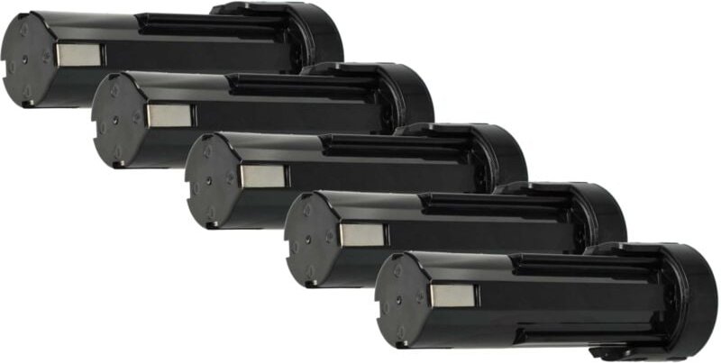 5x Akku kompatibel mit esco 2,4 v Werkzeug (3300 mAh, NiMH, 2,4 v) - Vhbw