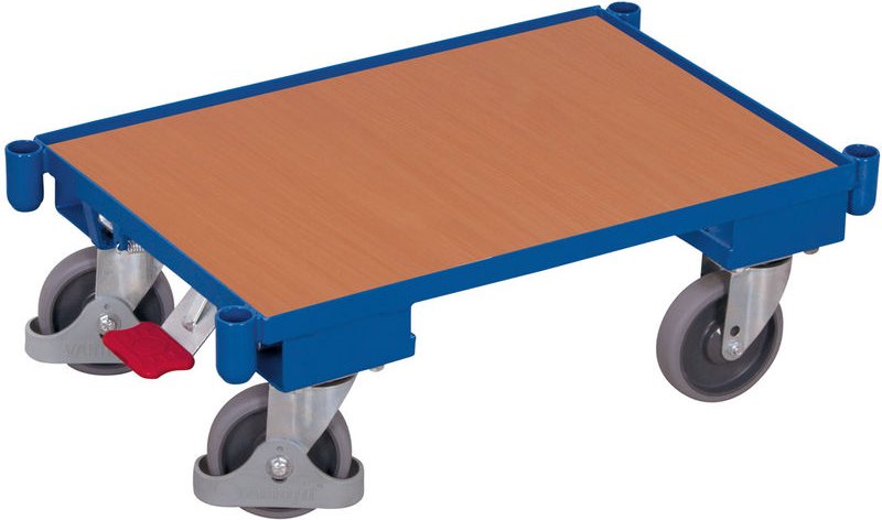 VARIOfit Euro-System-Roller mit EasySTOP und Rand 605x410mm mit Eckhülsen