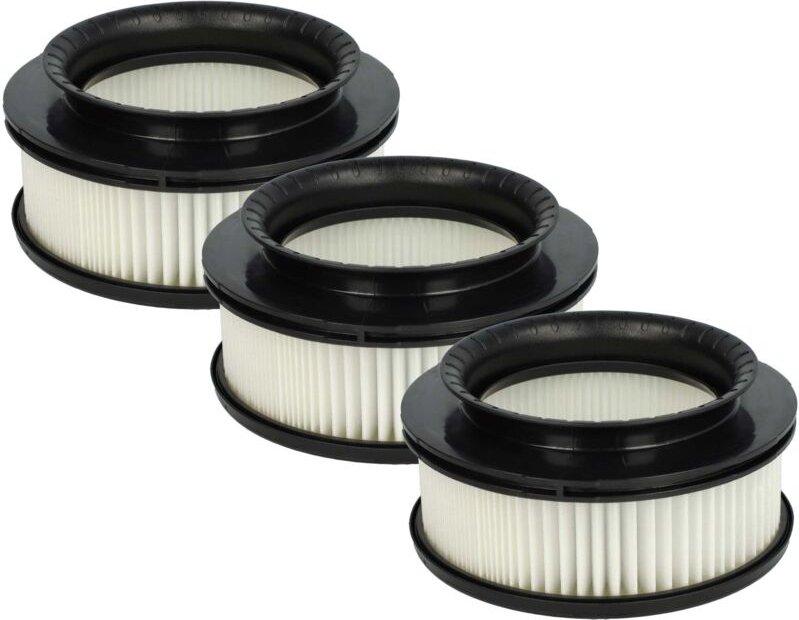 3x Vormotorfilter Ersatz für Rowenta ZR009008 für Staubsauger - Motorschutzfilter, Abwaschbar - Vhbw