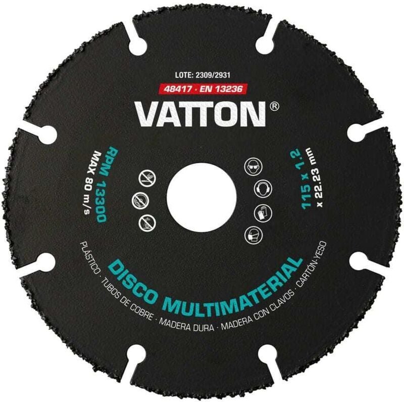 Vatton - 115 mm Multimaterial-Scheibe