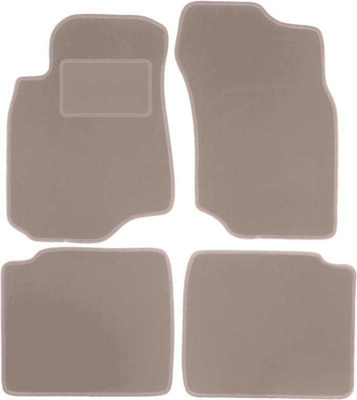 Beige Veloursmatten für: Mitsubishi Lancer VII Kombi, Limousine (2003-2008)