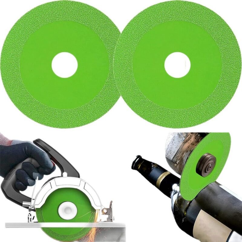 Thumbnail - Tlily - Glastrennscheibe, SäGeblattrad Glaskeramikschneiden für Winkelschleifer, 4 UltradüNnes Diamant-SäGeblattrad 2PC