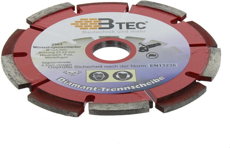 Btec - Diamant-Räumscheibe, Fugenscheibe 115 mm x 6,5