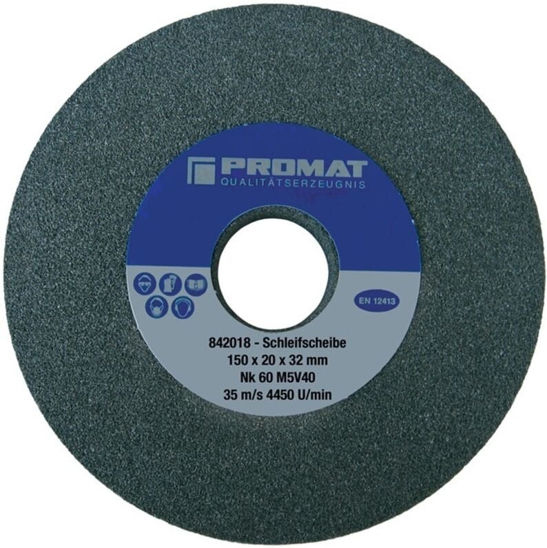 Schleifbockscheibe Ø200xB25x32mm 60 Form a Normalkorund - Promat