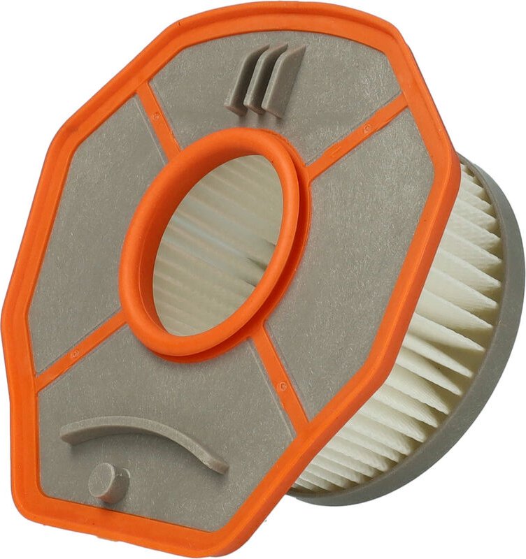 1x Faltenfilter kompatibel mit Kärcher hv 1/1 Bp Cs Staubsauger - Filter, Patronenfilter, Papier / Kunststoff, orange we...