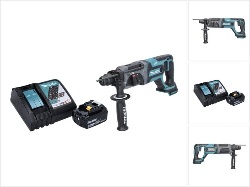 Makita DHR 241 RM1 Akku Bohrhammer 18 V 2,0 J SDS plus + 1x Akku 4,0 Ah + Ladegerät