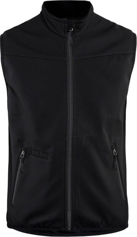 Arbeits-Softshell-Weste ohne Ärmel, dehnbar 3850 Schwarz/Dunkelgrau M