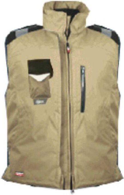 Beige Fleeceweste Kleidung Finstock T60 xl V013