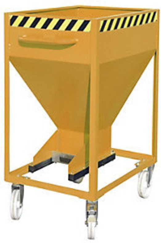 Bauer Silobehälter SR-D 600, lackiert, Gelborange