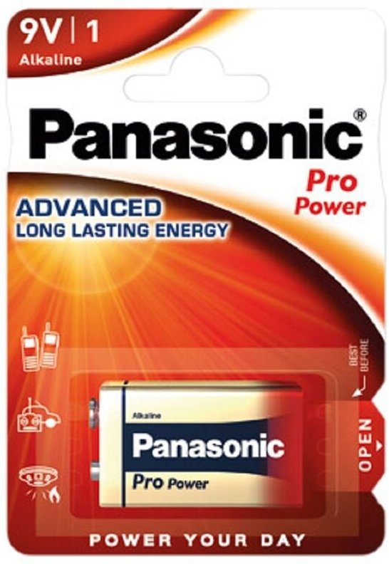 9V-Block Pro Power Batterie Blister - Panasonic