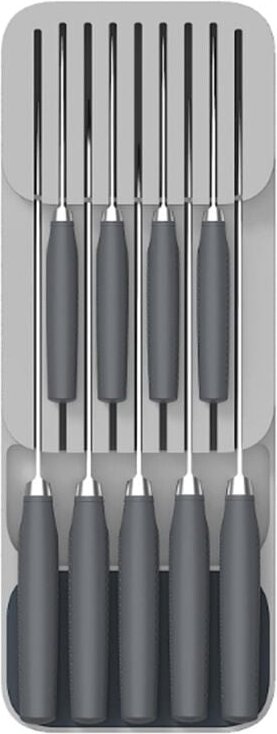 Thumbnail - Grauer Messerhalter B.15 x T.39,8 cm x H.7,5 cm