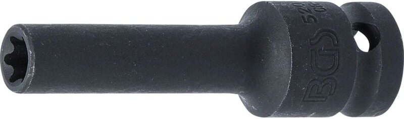 Bgs Technic - Kraft-Steckschlüssel-Einsatz E-Profil, tief Antrieb Innenvierkant 12,5 mm (1/2') sw E10