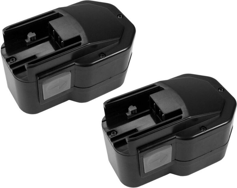 Trade-shop - 2x Ni-MH Akku 14,4V 2500mAh für Milwaukee 4932376304 4932376315 4932376510 4932399075 4932399188 4932399484...