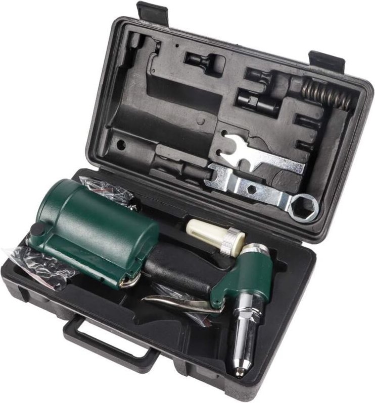 Ej.Life Nietzange Set Blindnietzange Set Manuelle Handnietmaschine Nietpistole Industrie Pneumatischer Pop Riveter Hochw...