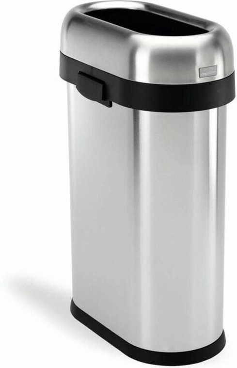 Thumbnail - Simplehuman Mülleimern - Offener Mülleimer 50 l, Edelstahl gebürstet CW1467
