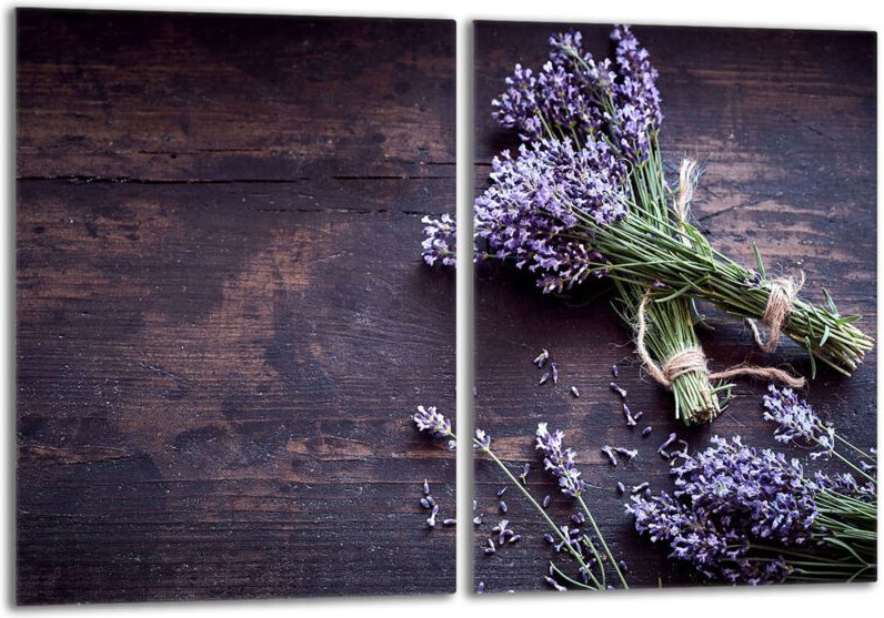 Glasschutzplatte für den Herd 2x40x52 Lavendel