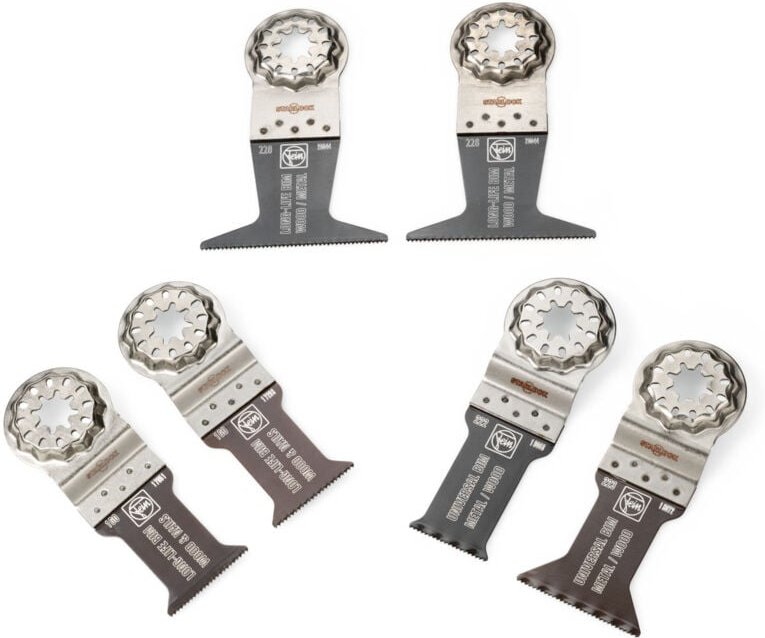 Fein Sägeblatt-Set Best of E-Cut Starlock WOOD & METAL 6-tlg. mit STARLOCK-Aufnahme