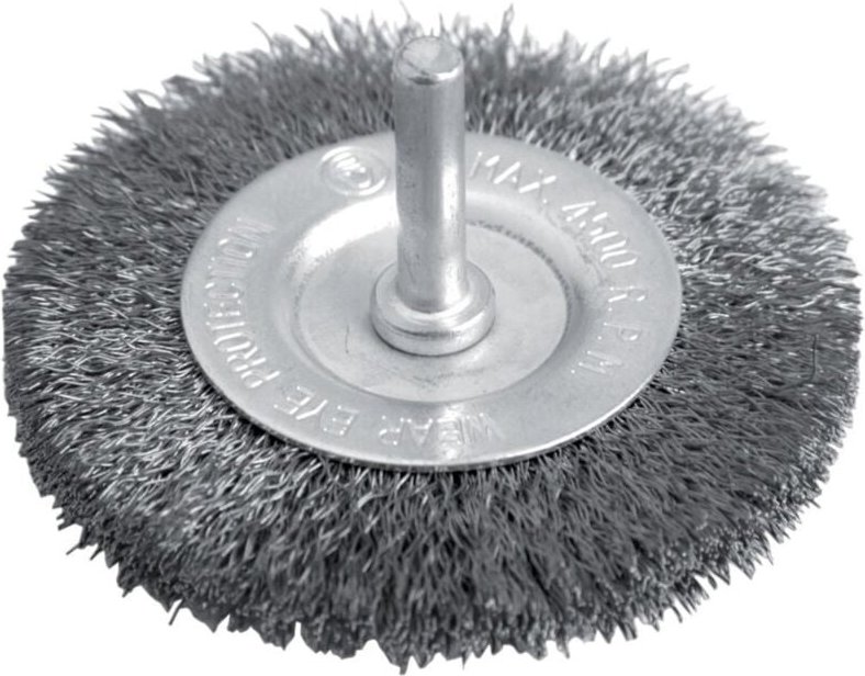 Rundbürste Stahldraht 100 mm grob gewellt - Fortis