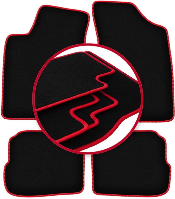 CARLUX-RED Autofußmatten für: Volkswagen Passat B3 Kombi, Limousine (1988-1993)