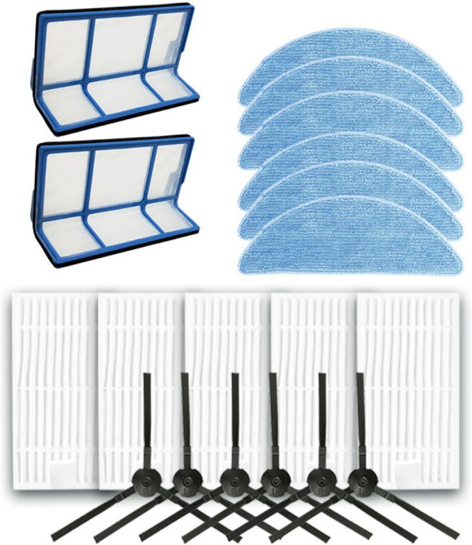 Kompatibel mit Zubehör für Roboterstaubsauger ZACO V5 Medion E32 MD18503 MD18500