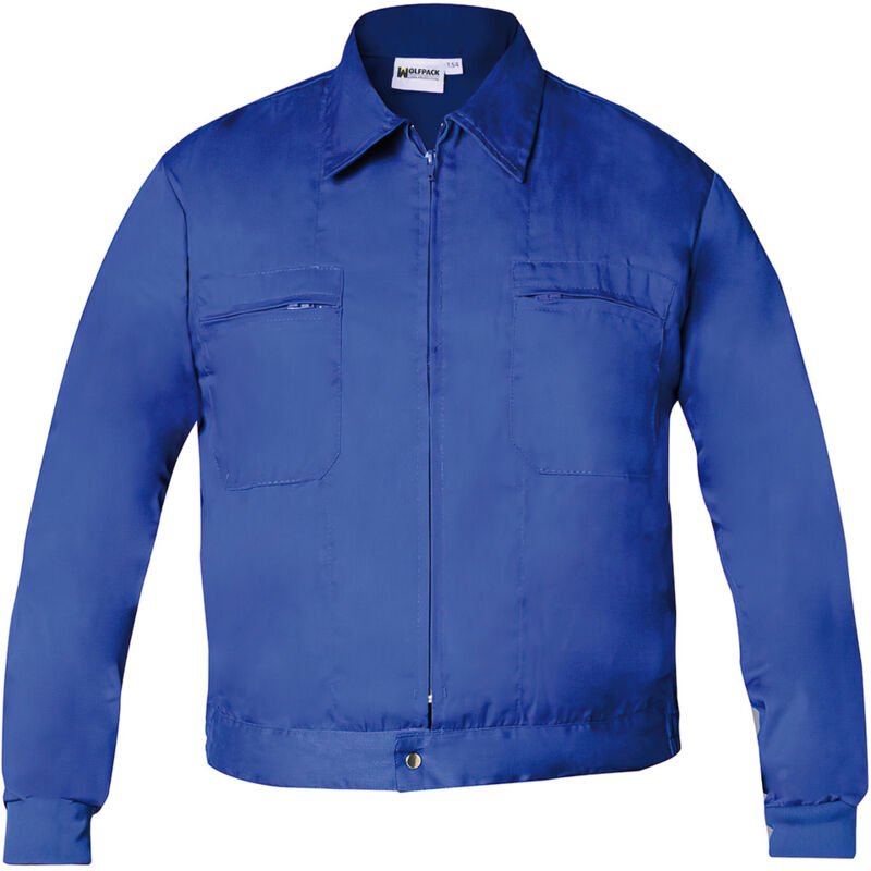 Blaue Jacke Wolfpack Größe 56