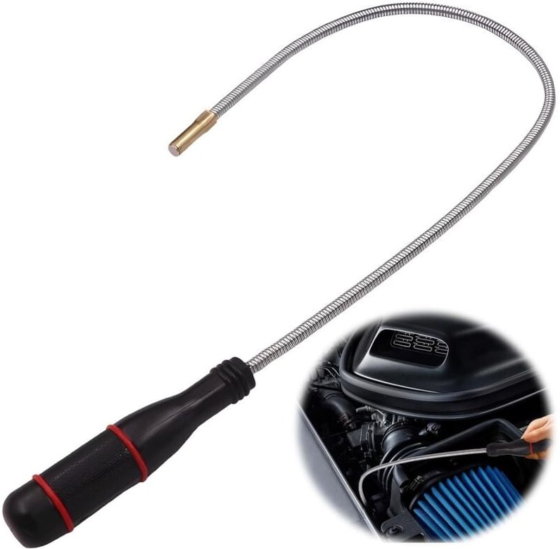 60 cm flexibles magnetisches Hebewerkzeug, starker Magnet mit rutschfestem Griff, Teleskopwerkzeug für Mechaniker, tragb...