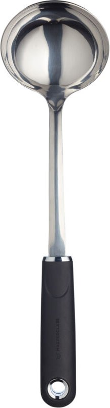 MasterClass MCSGNWSSL - Suppenschöpfer de mit Griff de Softgrip, Edelstahl, Farbe schwarz