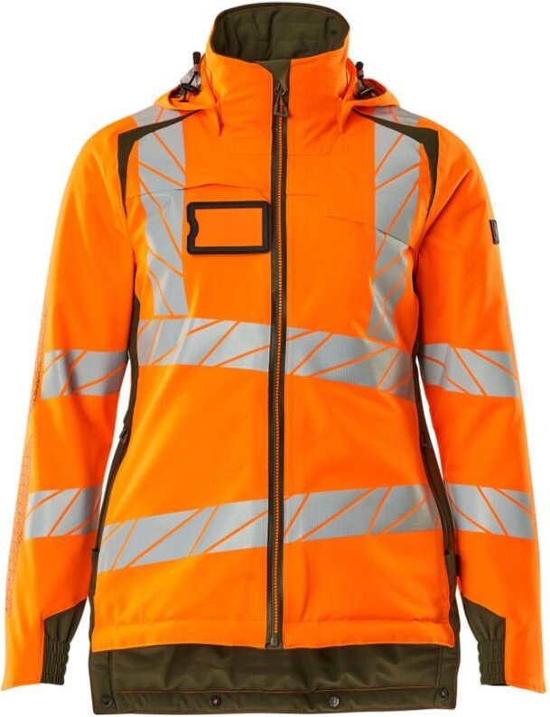 Mascot Winterjacke CLIMASCOT®, Damen Winterjacke Gr. 5XL, hi-vis orange/moosgrün
