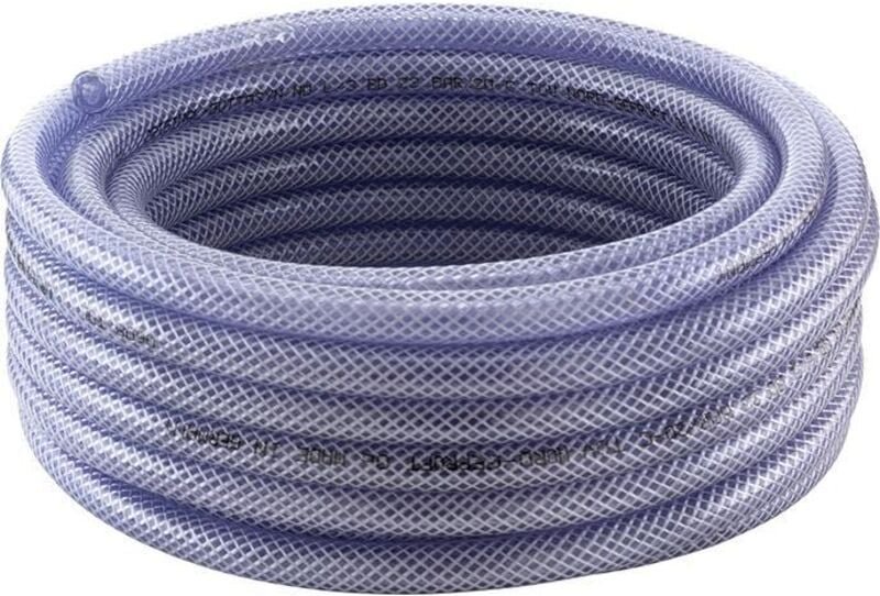 Apd pvc Gewebeschlauch transparent 9 x 3mm 25 m