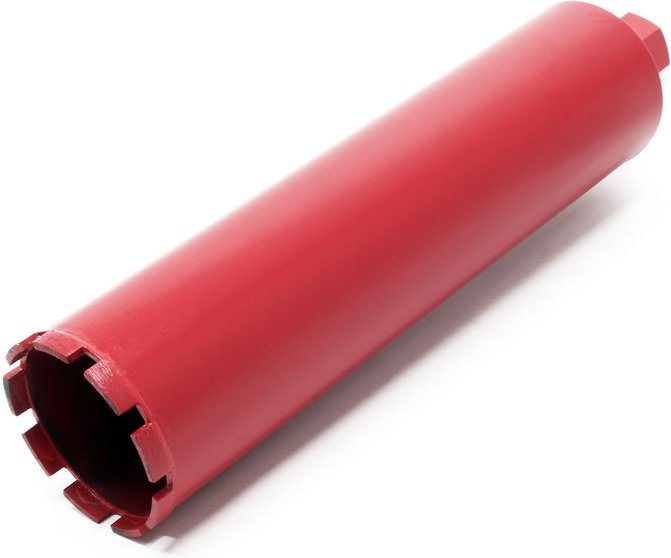 Diamantbohrkrone ⌀102 mm 1 ¼ unc 400 mm für Kernbohrgeräte, Kernbohrkrone aus Sintermetall, Nassbohrkrone, Trockenbohrkr...