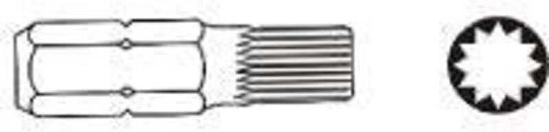 JONNESWAY SPLINE END M8 x 30 mm 6-Punkt. 10 mm