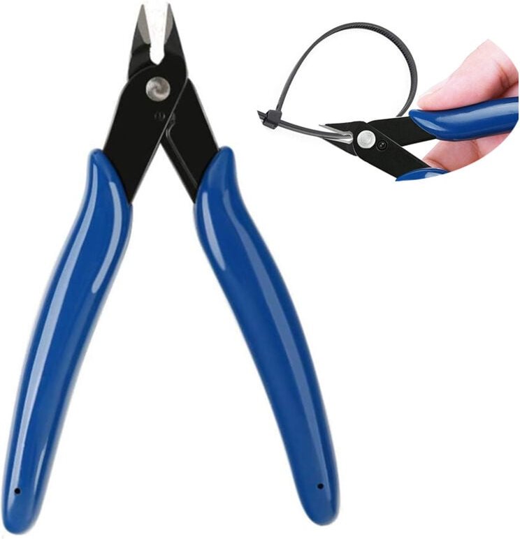 Csparkv - Seitenschneider, Bündigschneider mit Feder PLATO-170 (5 Zoll)