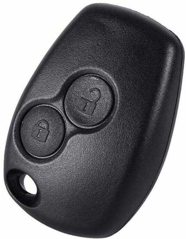 Thumbnail - Ulisem Remote Start Autoschlüsselanhänger 2 Tasten Autoschlüsselanhänger Shell Case Cover für Clio Kangoo Modus Master
