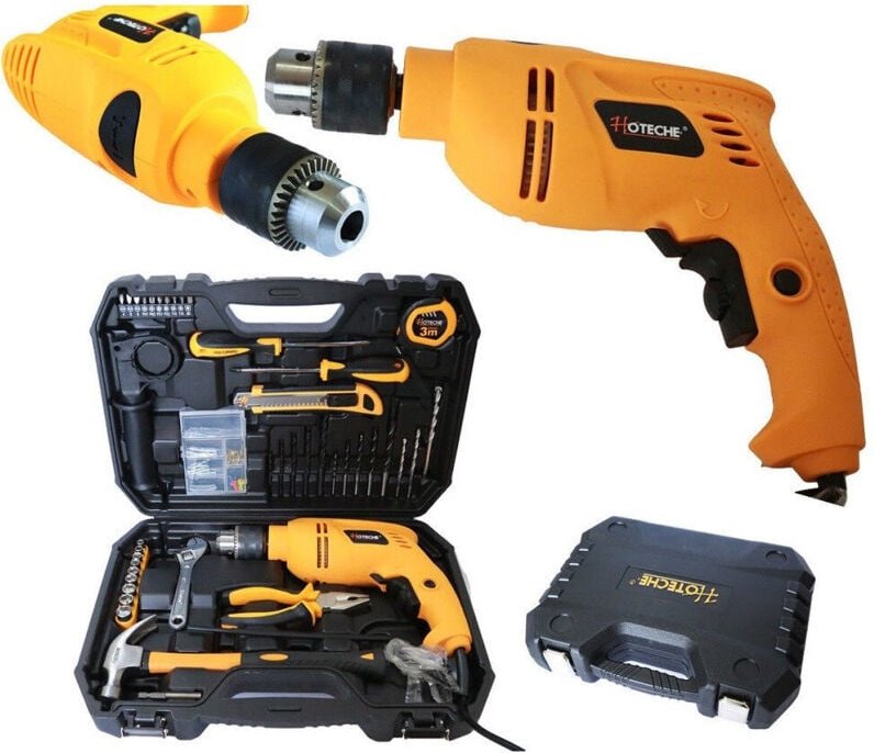 Trade Shop Traesio - Trade Shop - trapano to percussion 600W mit valigia 101 madrino accessorien 13MM 0-2700MIN rpm -