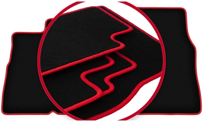 CARLUX-RED Autofußmatten für: Fiat Ducato II Kastenwagen (1994-2006)