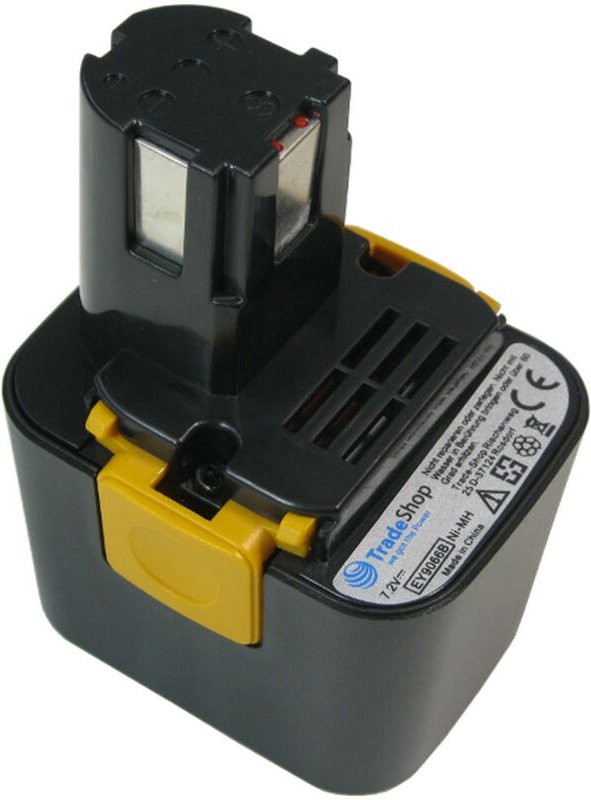 2x Trade-shop Premium Ni-MH Akku 7,2V/3300mAh 24Wh ersetzt Panasonic EZ-9066 EZ-9165 PA-724 für Kartuschenpistole EZ-626...