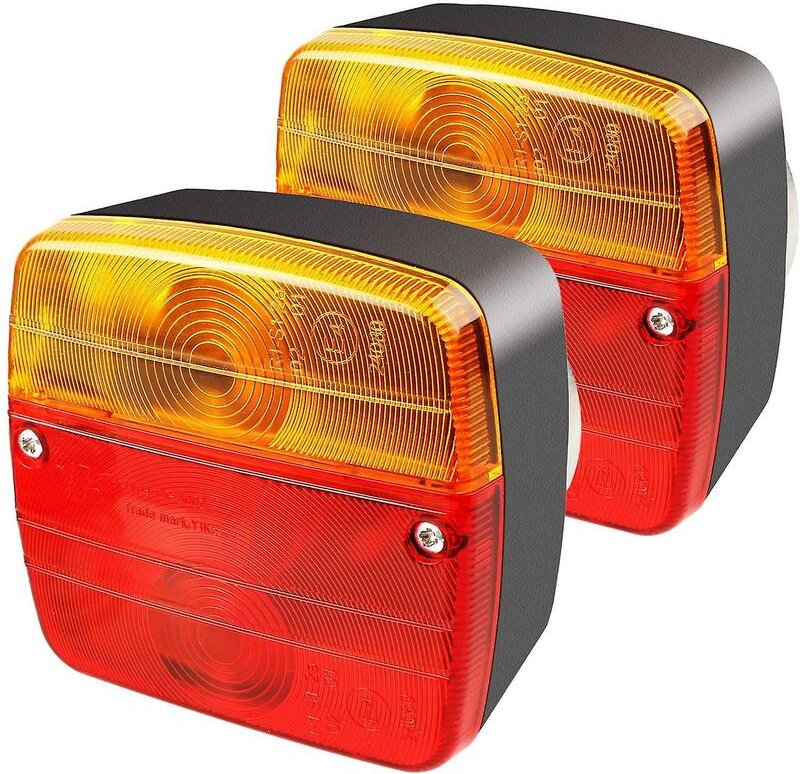 Rücklicht-Set für Anhänger, 21 w, 12 v, hintere Anzeigeleuchten, Bremsleuchte, Rücklicht für Anhänger, Transporter, lkw