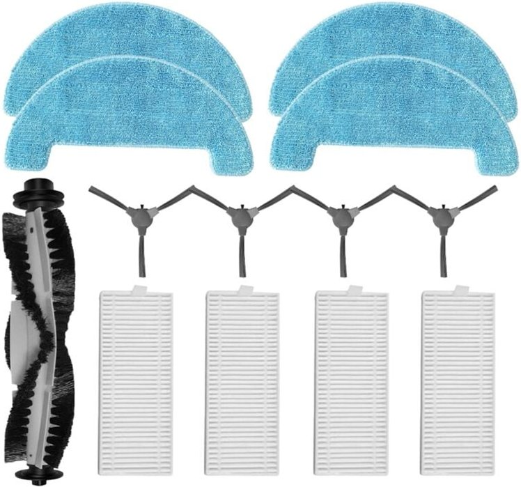 Für VC704R / VC714R Teile Wichtigsten Seite Pinsel Filter Mopp Tuch