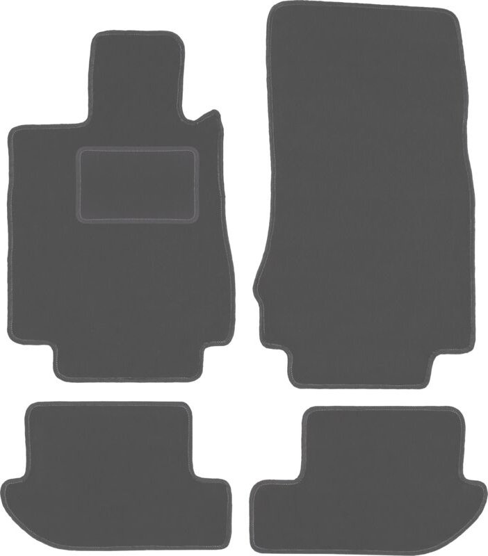 Graphit-Fußmatten für: Mercedes CL W215 Coupé (1999-1006)