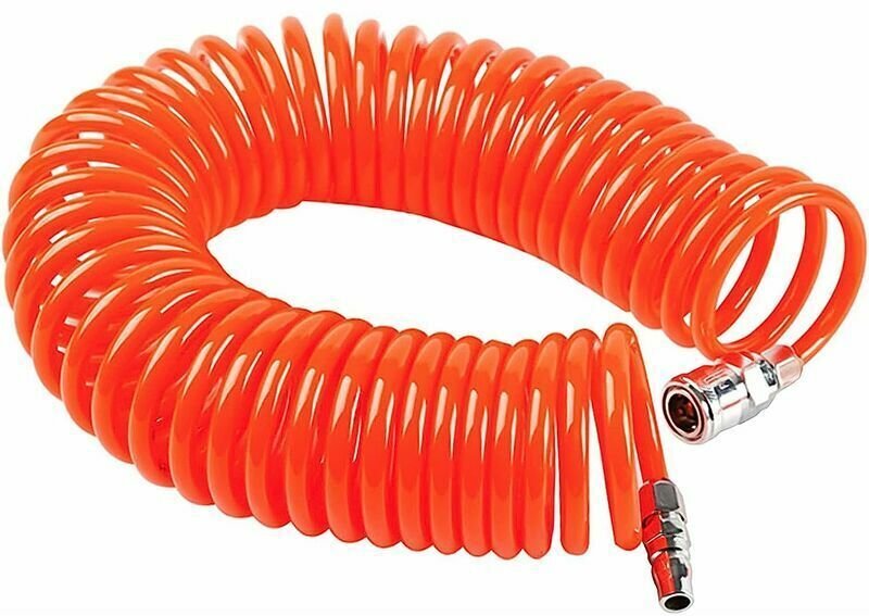 Tigrezy 8 mm x 5 mm Polyurethan-Federschlauch für flexiblen Luftkompressor (6 m, mit PP20 SP20-Anschluss)